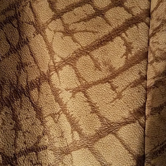 Vintage leatherish maxi swing skirt - Picture 5 of 5